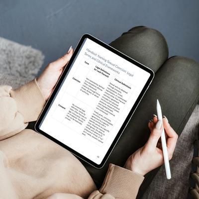 When Consent is Compromised Learner Workbook on a tablet