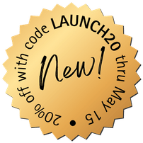 Use code LAUNCH20 now thru May 15 2026 for 20 percent off